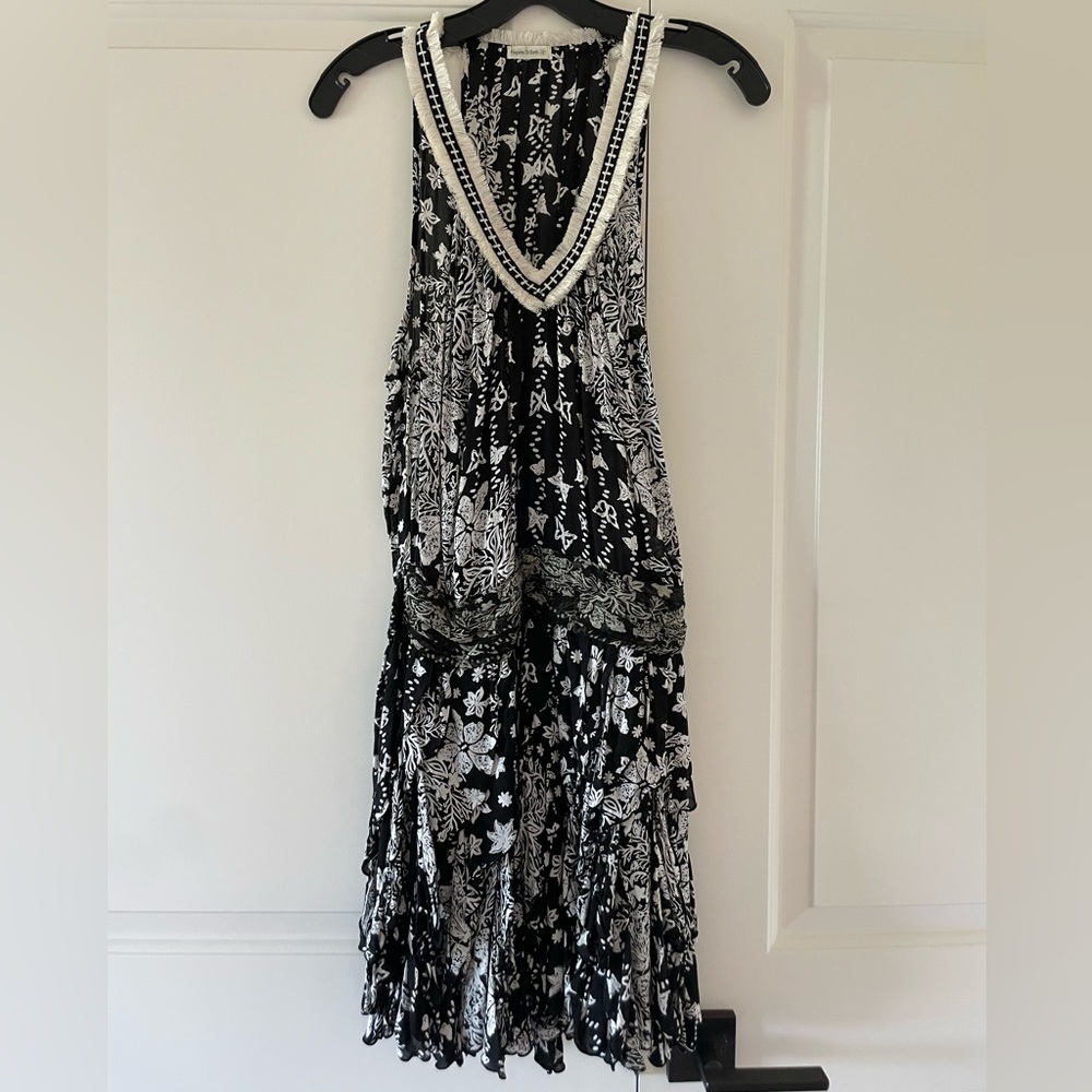 Poupette St Barth Beline Ruffle Swing Mini Dress